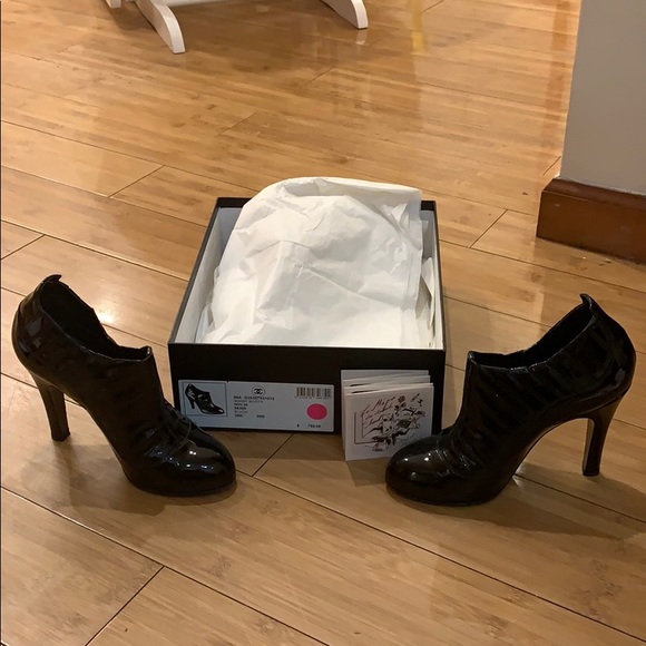 CHANEL Shoes - Chanel booties size 38.5